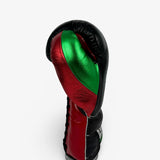 Bayoneta Premium Multilayer Horse Hair Gloves - Black/ Metallic Green/ Metallic Red