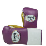 No Boxing No Life Guantes de Entrenamiento - Dorado Metálico/ Negro