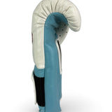 Bayoneta Premium PuLat Horse Hair Gloves - White/ Sky Blue