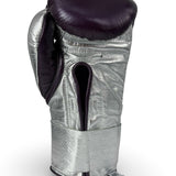 Bayoneta Premium PuLat Horse Hair Gloves - Purple/ Metallic Silver