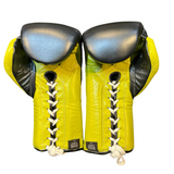 No Boxing No Life Training Gloves - Canelo Edition - Navy/ Neon Yellow