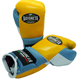Bayoneta Premium Guantes Multicapa + HH - Amarillo/ Azul Cielo/ Blanco