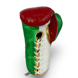 Bayoneta Premium Multilayer Horse Hair Gloves - Red/ White/ Metallic Green/ Metallic Gold