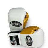 Bayoneta MX Latex Fight Gloves  - White/ Black/ Caramel Gold