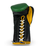 Bayoneta Premium PuLat Horse Hair Gloves - Green/ Black/ Yellow