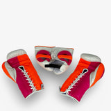 Sparring set - White/ Neon Orange/ Neon Pink