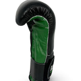 Bayoneta Premium Multilayer Horse Hair Gloves - Black/ Metallic Green/ Metallic Red