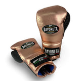 Bayoneta Premium Multilayer Horse Hair Gloves - Metallic Rose Gold/ Black