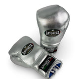 Bayoneta Premium Multilayer Horse Hair Gloves - Metallic Silver