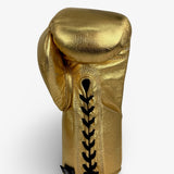 No Boxing No Life Fight Gloves  - Metallic Gold