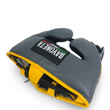 Bayoneta Professional Headgear with Cheeks - Gray/ Yellow