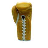 Bayoneta Premium Multilayer Horse Hair Gloves - Caramel Gold/ White