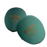 No Boxing No Life Precision Mitts - Black/ Tiffany/ Metallic Gold