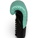 No Boxing No Life Guantes de Entrenamiento - Edición Canelo - Tiffany/ Blanco Perlado/ Negro