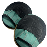 No Boxing No Life Precision Mitts - Black/ Tiffany/ Metallic Gold