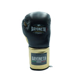 Bayoneta Premium PuLat Horse Hair Gloves - Black/ Metallic Gold