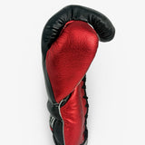 Bayoneta Premium Multilayer Horse Hair Gloves - Black/ Metallic Red