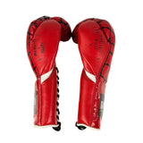 Bayoneta Premium PuLat Horse Hair Gloves - Exclusive Custom “Spiderman Original” Hand Painted - Red