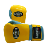 Bayoneta Premium Guantes Multicapa + HH - Amarillo/ Azul Cielo/ Blanco