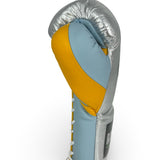 Bayoneta Premium PuLat Horse Hair Gloves - Metallic Silver/ Yellow/ Icy Blue