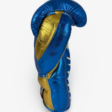 Bayoneta Premium Multilayer Horse Hair Gloves - Metallic Blue/ Metallic Gold