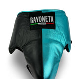 Bayoneta - Protector de Ingle - Negro/ Aqua Metálico