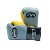 Bayoneta Premium PuLat Horse Hair Gloves - Gray/ Yellow/ Black