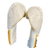 Bayoneta MX Horse Hair Gloves - White/ Caramel Gold