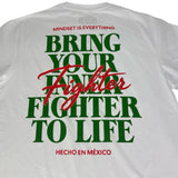 White Oversize T-shirt - Fighter