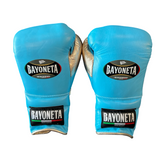 Bayoneta Premium Multilayer Horse Hair Gloves - Sky Blue/ Rose Gold