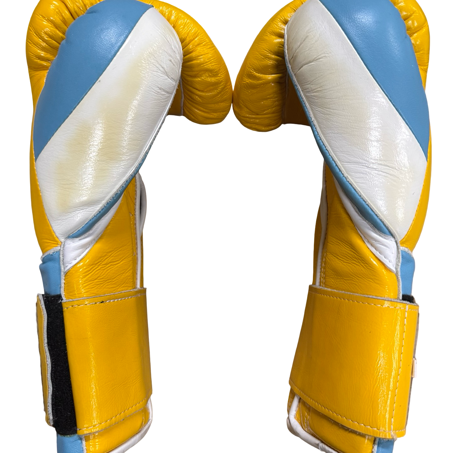 Bayoneta Premium Guantes Multicapa + HH - Amarillo/ Azul Cielo/ Blanco