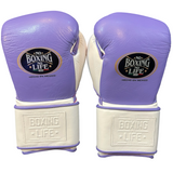 No Boxing No Life Training Gloves - Lila/ White