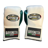 Bayoneta MX Latex Gloves - White/ Pine Green
