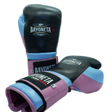 Bayoneta Premium PuLat Horse Hair Gloves - Black/ Icy Blue/ Pink