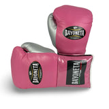 Bayoneta Premium PuLat Horse Hair Gloves - Pink/ Black/ Silver/ White