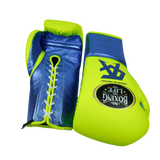 No Boxing No Life Training Gloves - Canelo Edition - Neon Yellow/ Metallic Blue