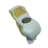 No Boxing No Life Fight Gloves - White/ Gold