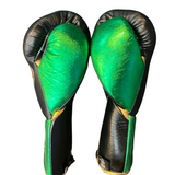 No Boxing No Life Guantes de Entrenamiento - Dorado Metálico/ Negro