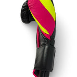 Bayoneta Premium PuLat Horse Hair Gloves - Black/ Neon Pink/ Neon Yellow