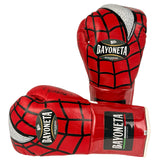 Bayoneta Premium PuLat Horse Hair Gloves - Exclusive Custom “Spiderman Original” Hand Painted - Red