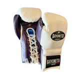 Bayoneta MX Latex Gloves - White/ Purple