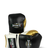 Bayoneta Premium PuLat Horse Hair Gloves - Black/ White/ Metallic Gold