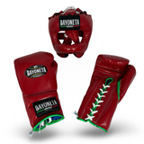Sparring set - Red/ Metallic Green