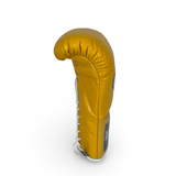 Bayoneta Premium MX - Guantes de Pelea Pelo de Caballo - Blanco/ Verde Salvia Metálico/ Dorado Caramelo