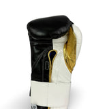 Bayoneta Premium PuLat Horse Hair Gloves - Black/ White/ Metallic Gold