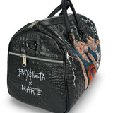 Bayoneta Sports Bag - Exclusive Custom "Endgame Saiyans" Hand Painted - Black