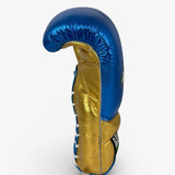 Bayoneta Premium Multilayer Horse Hair Gloves - Metallic Blue/ Metallic Gold