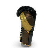 Bayoneta MX Horse Hair Fight Gloves -  Black/ Metallic Gold/ Metallic Cedar Brown