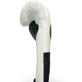 No Boxing No Life Training Gloves - White/ Metallic Black