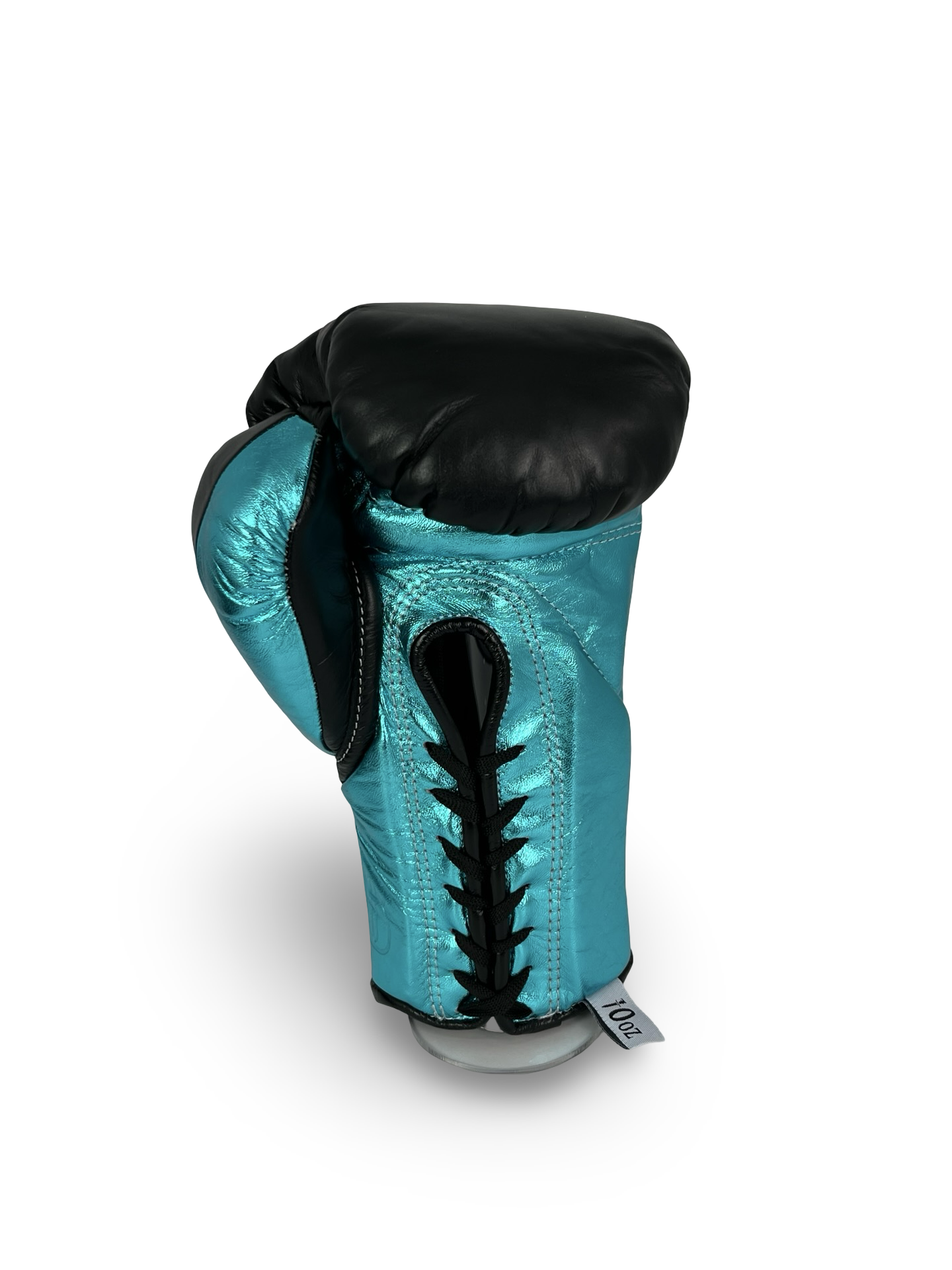 Bayoneta MX Horse Hair Fight Gloves - Black/ Metallic Aqua